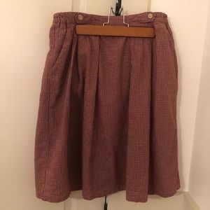 Roolee gingham skirt